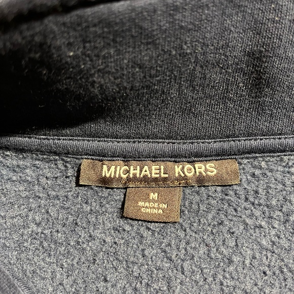Men’s Michael Kors Navy Blue Zip Up jacket Activewear Size Medium - Picture 2 of 3